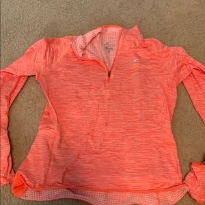 Half zip nike shirt